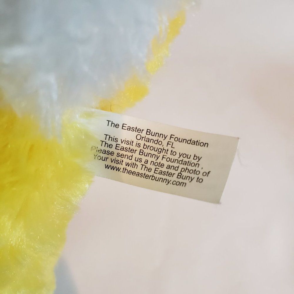 Some Bunny Loves Me Yellow Easter Bunny Plush 10" Stuffed Animal Rabbit - Picture 8 of 10